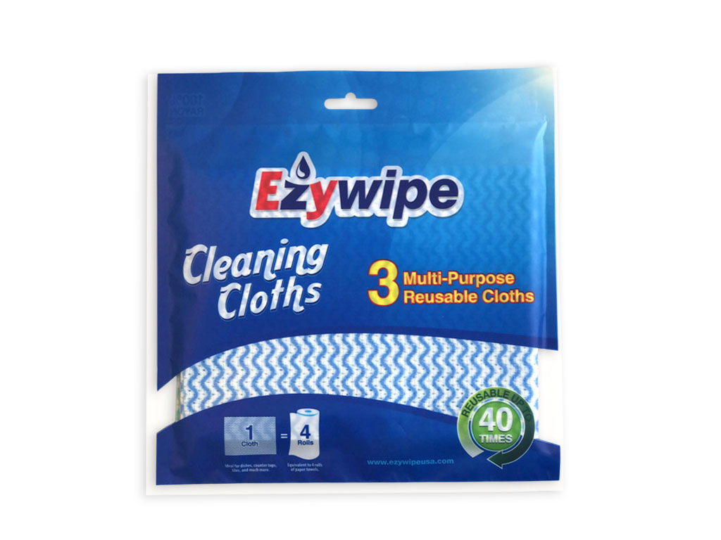 Paños de Limpieza Multiuso Ezywipe L, Bolsa con 3u